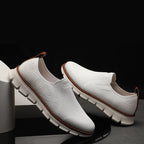 Knit Mesh Slip-On Sneakers
