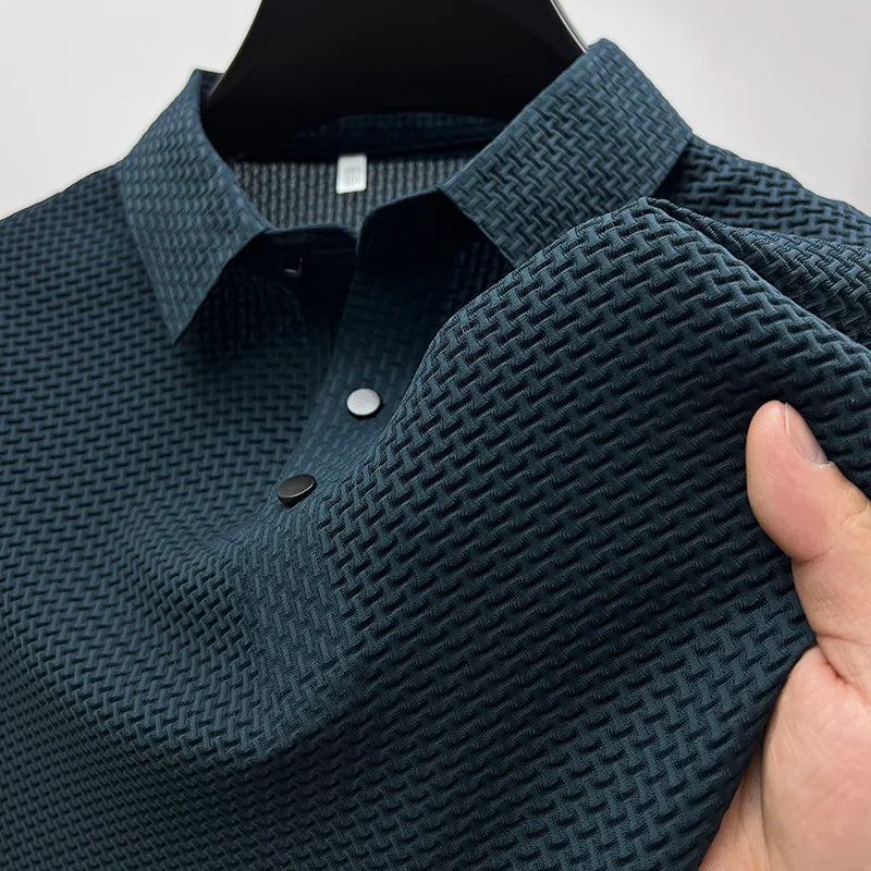 Classic Knit Short Sleeve Polo Shirt