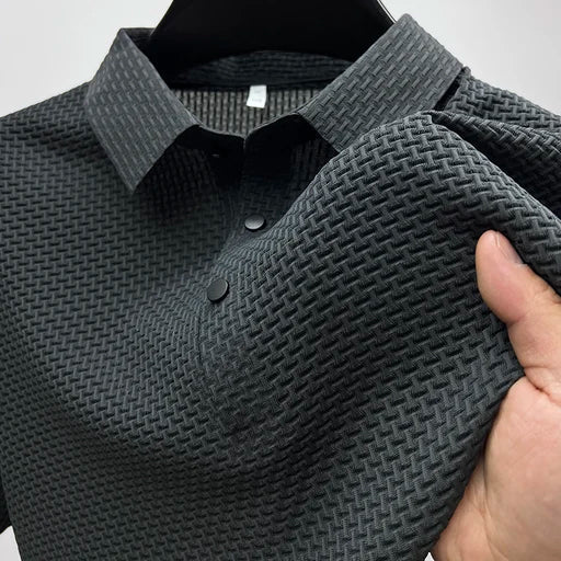 Classic Knit Short Sleeve Polo Shirt