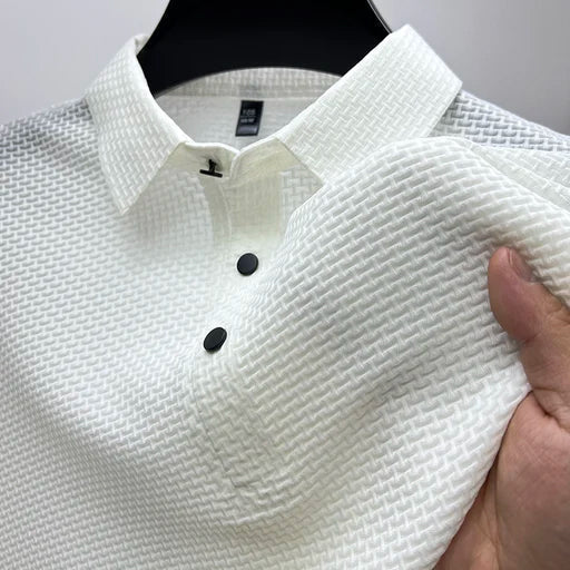 Classic Knit Short Sleeve Polo Shirt
