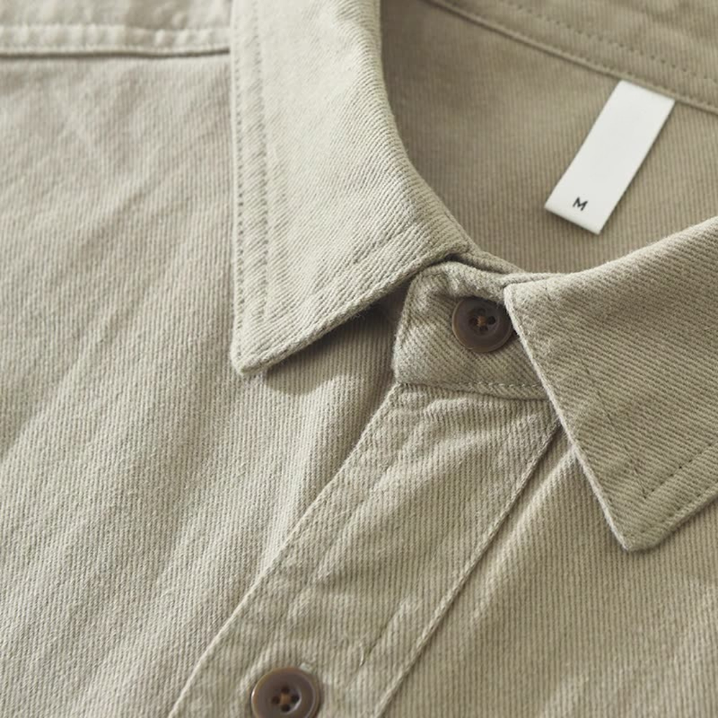 Cotton Overshirt with Chest Pockets