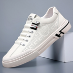 Perforated Italian Leather Sneakers