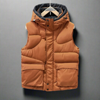 Hooded Cargo Pocket Utility Vest