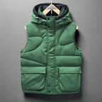 Hooded Cargo Pocket Utility Vest