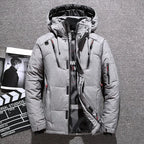 Quilted Down Puffer Winter Jacket
