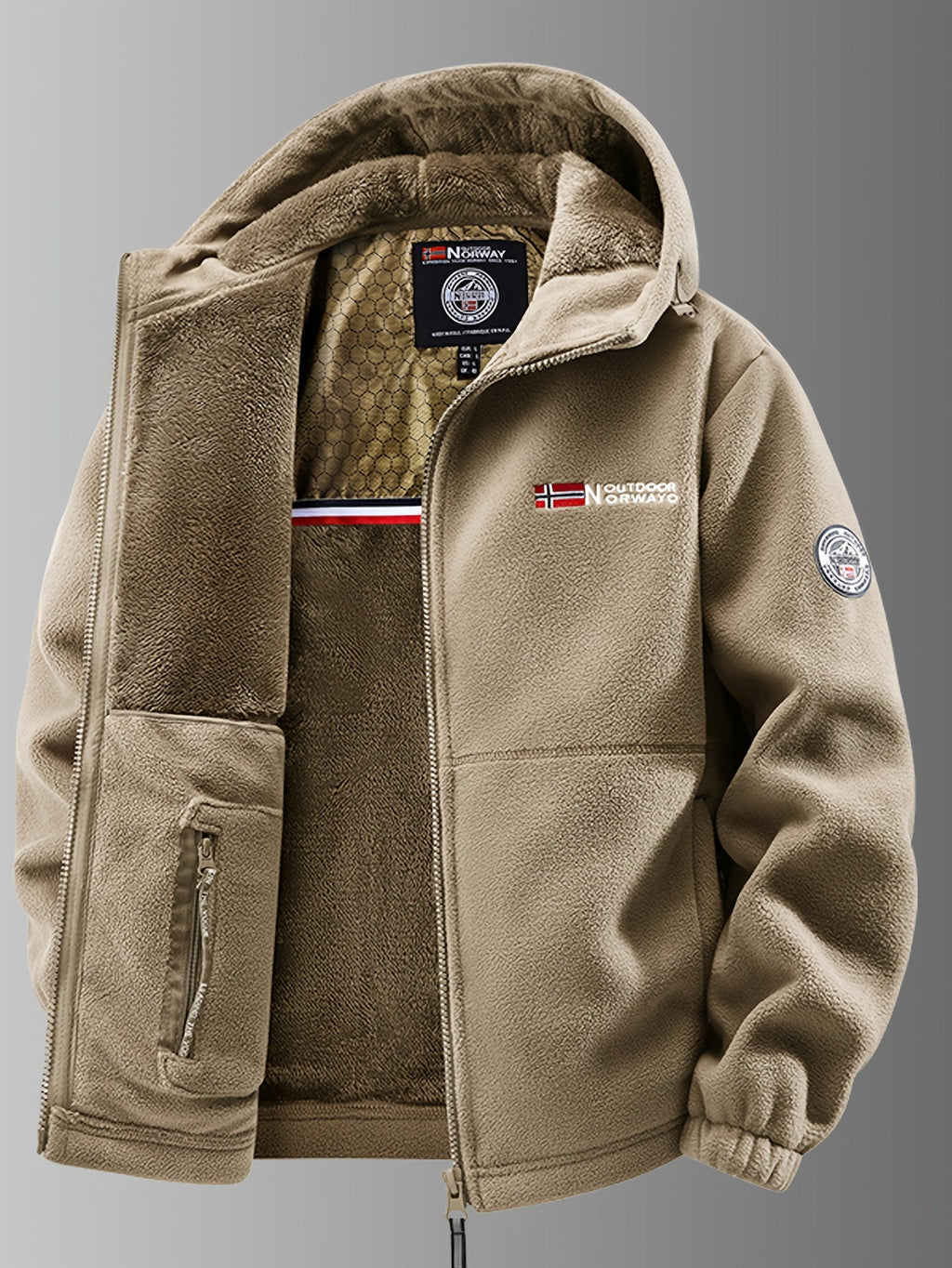 Fleece-Lined Thermal Winter Jacket