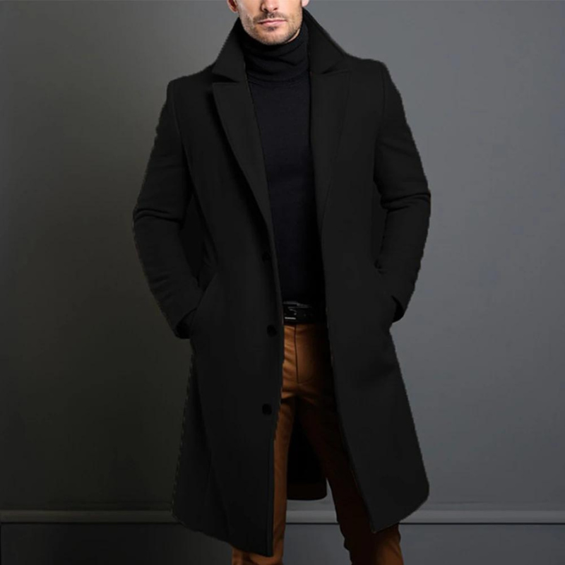 Classic Tailored Wool Winter Coat