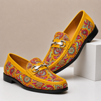 Braided Leather Polished Loafer