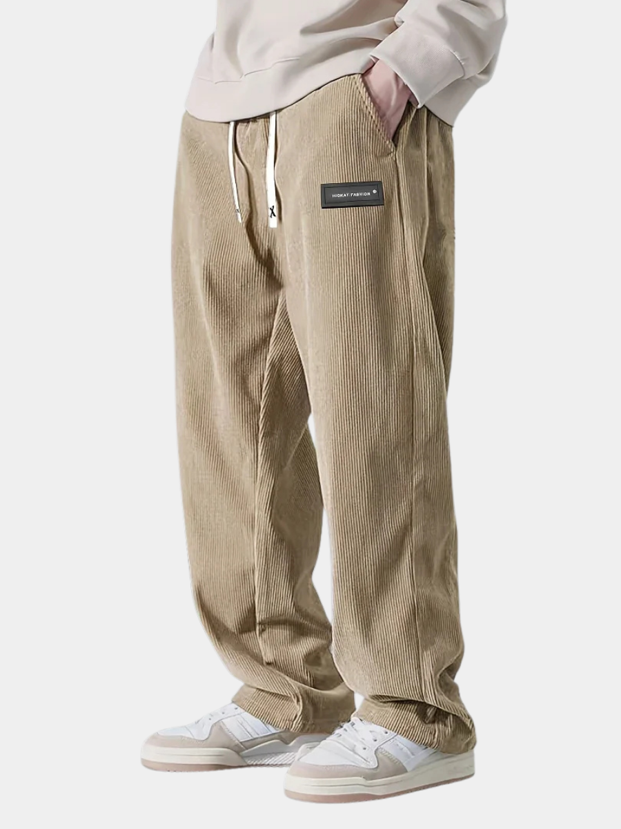 Vintage Corduroy Straight Trousers