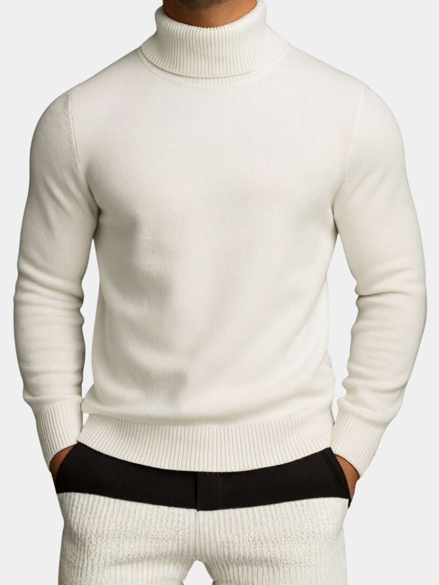 Classic Roll Neck Knit Jumper