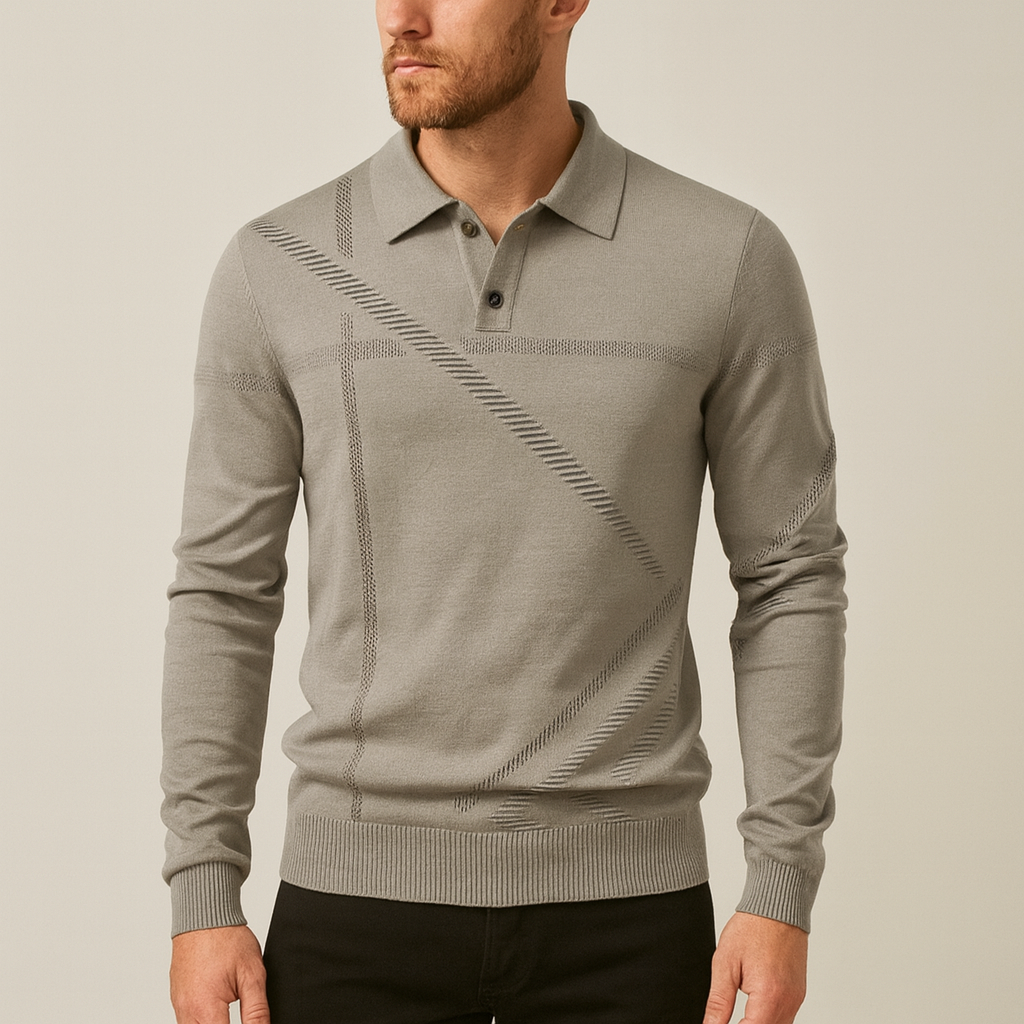 Slim Fit Soft Knit Polo Shirt