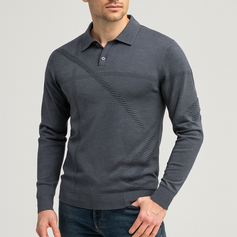 Slim Fit Soft Knit Polo Shirt