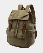 Vintage Canvas Flap Backpack