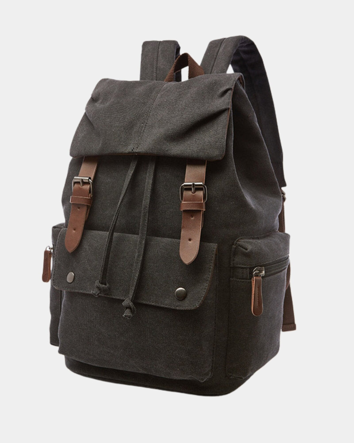 Vintage Canvas Flap Backpack