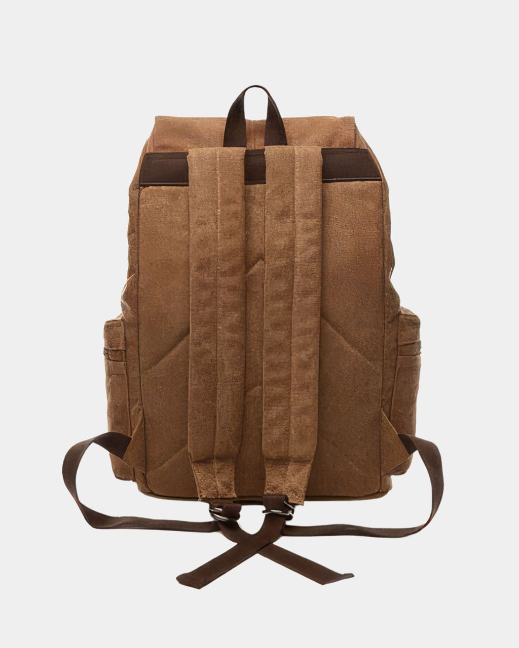 Vintage Canvas Flap Backpack
