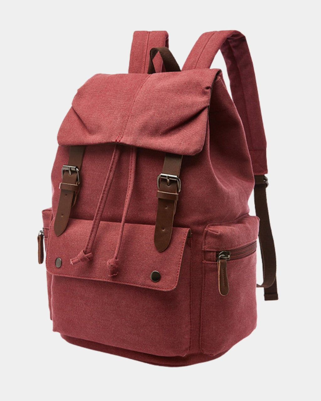 Vintage Canvas Flap Backpack