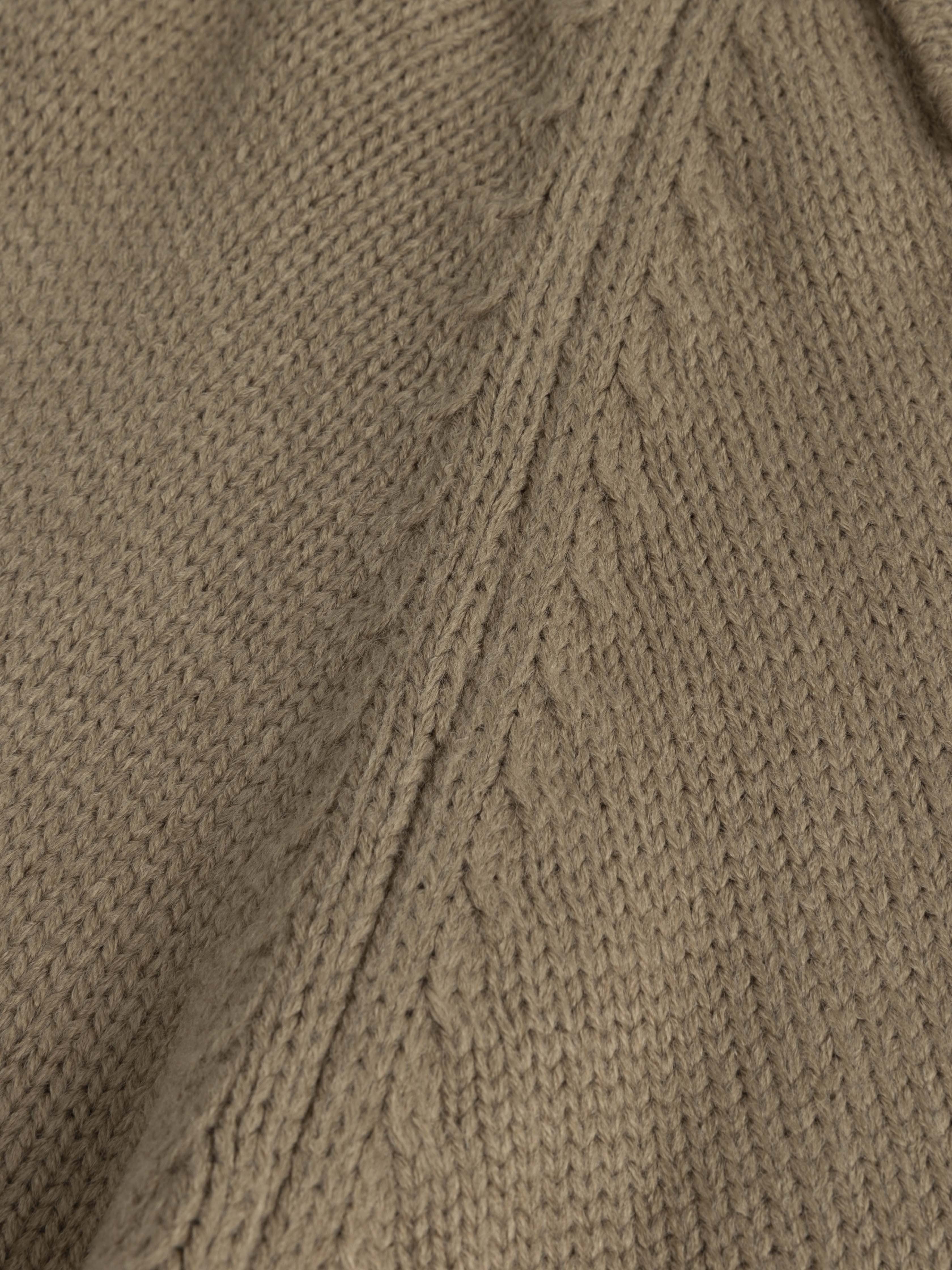 Chunky Knit Polo Jumper