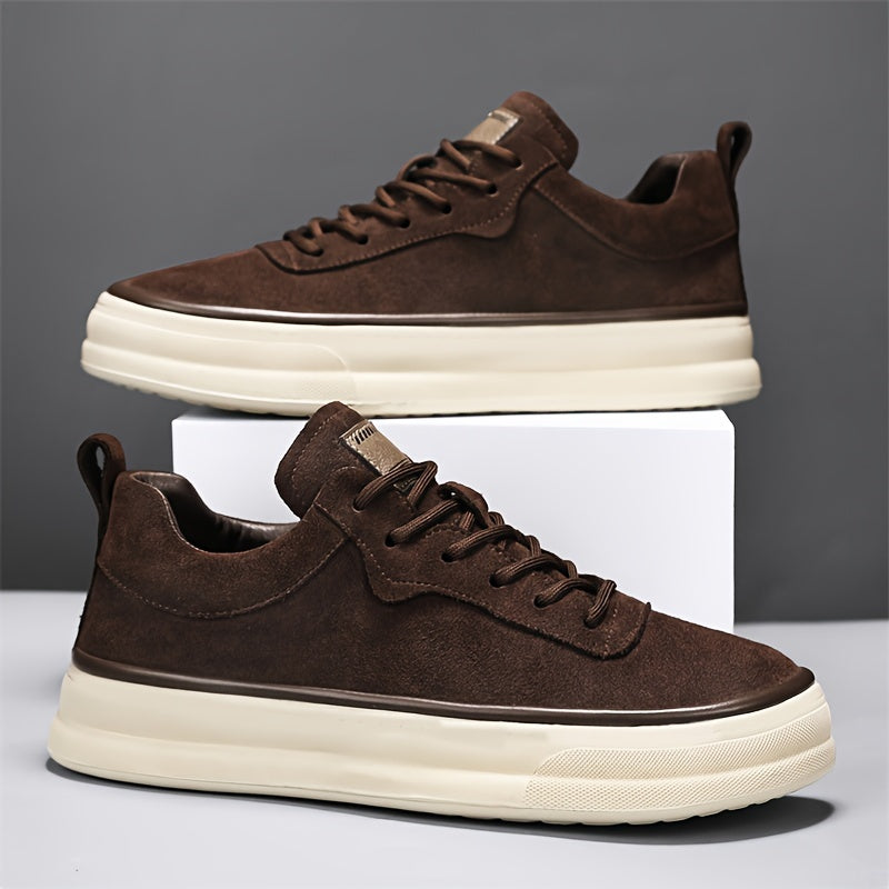 Premium Suede Leather Low Sneakers