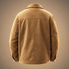 Checked Suede Vintage Jacket