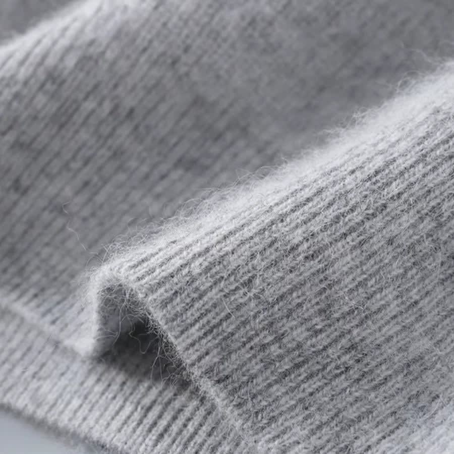 Color Block Cashmere Pullover