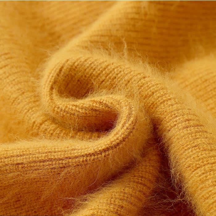 Color Block Cashmere Pullover