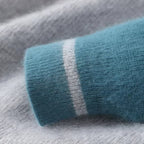 Color Block Cashmere Pullover