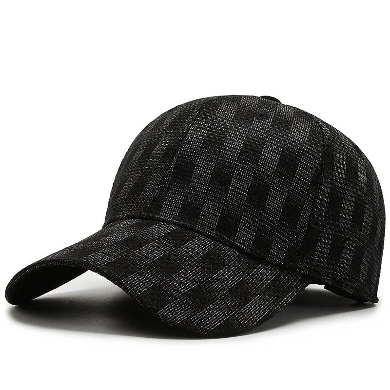 Checked Signature Baseball Cap