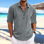 Classic Loose-Fit Linen Shirt
