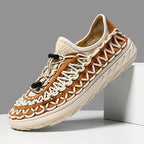 Woven Nylon Comfort Sandals