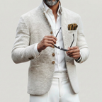 Single-Breasted Fine Knit Cardigan