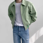 Faux Suede Casual Jacket