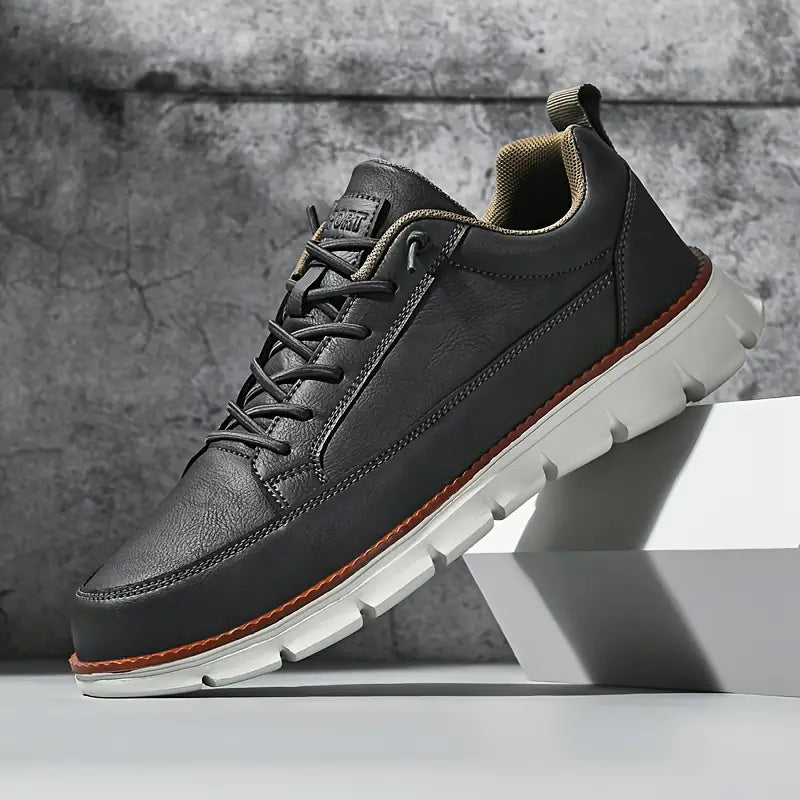 Cushioned Italian Leather Sneakers