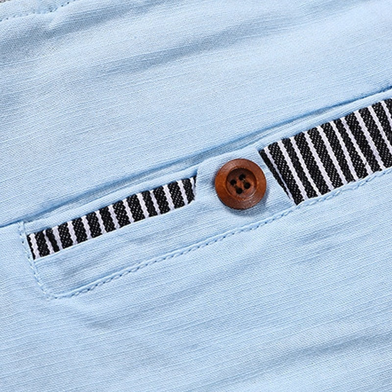 Relaxed Linen Baggy Trousers