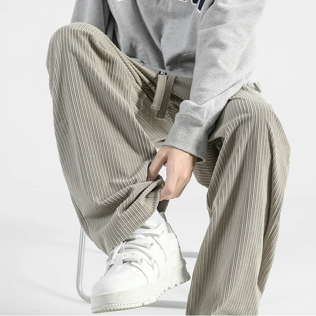 Thick Corduroy Loose Sweatpants