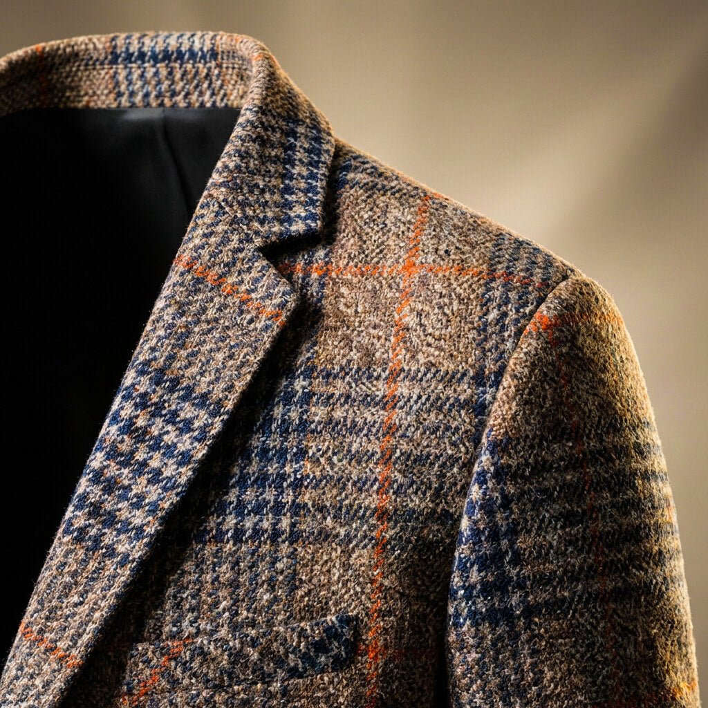 Houndstooth Wool Blazer