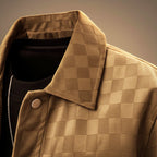 Checked Suede Vintage Jacket