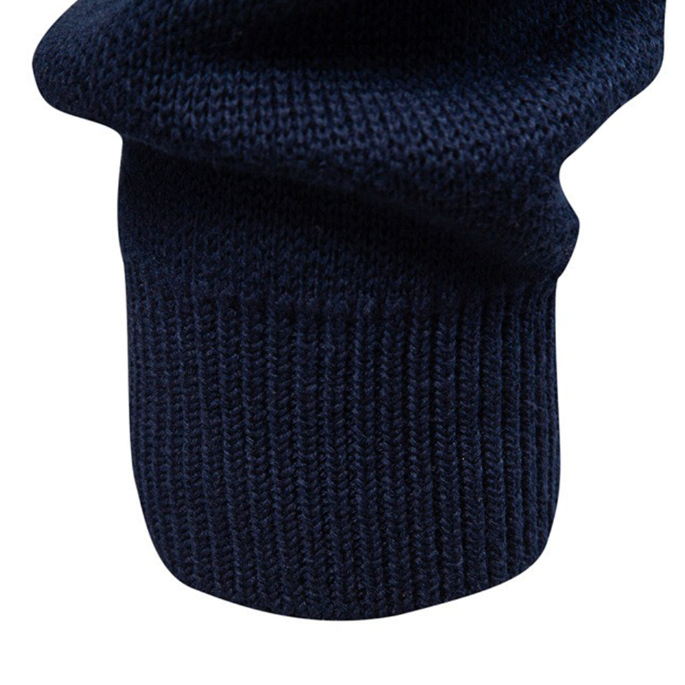 Nordic Pattern Zip Knit Sweater