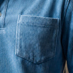 Fine Corduroy Long Sleeve Polo