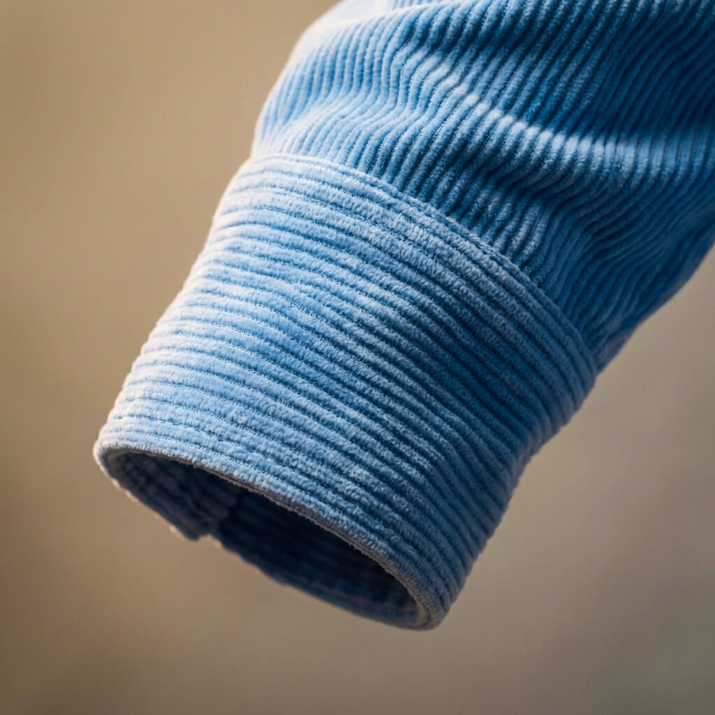 Fine Corduroy Long Sleeve Polo