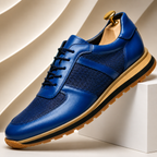 Hand-Stitched Leather Dress Sneaker