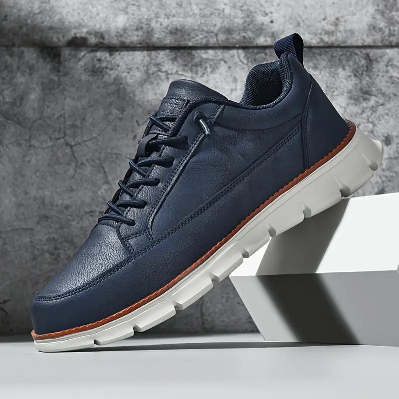 Cushioned Italian Leather Sneakers