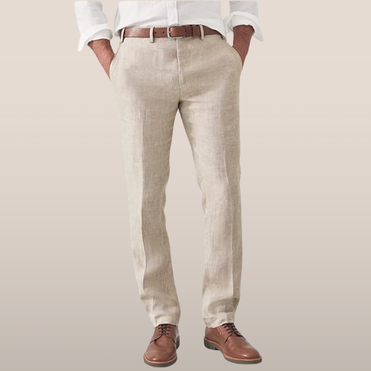 Tailored Linen Summer Trousers