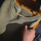 Textured Vintage Knit T-Shirt