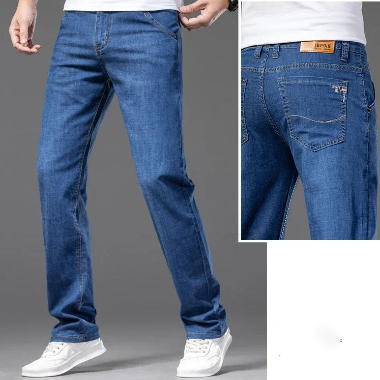 Classic Straight Cut Denim Jeans
