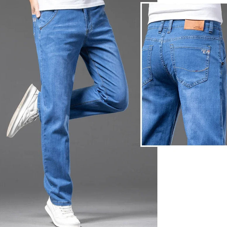 Classic Straight Cut Denim Jeans