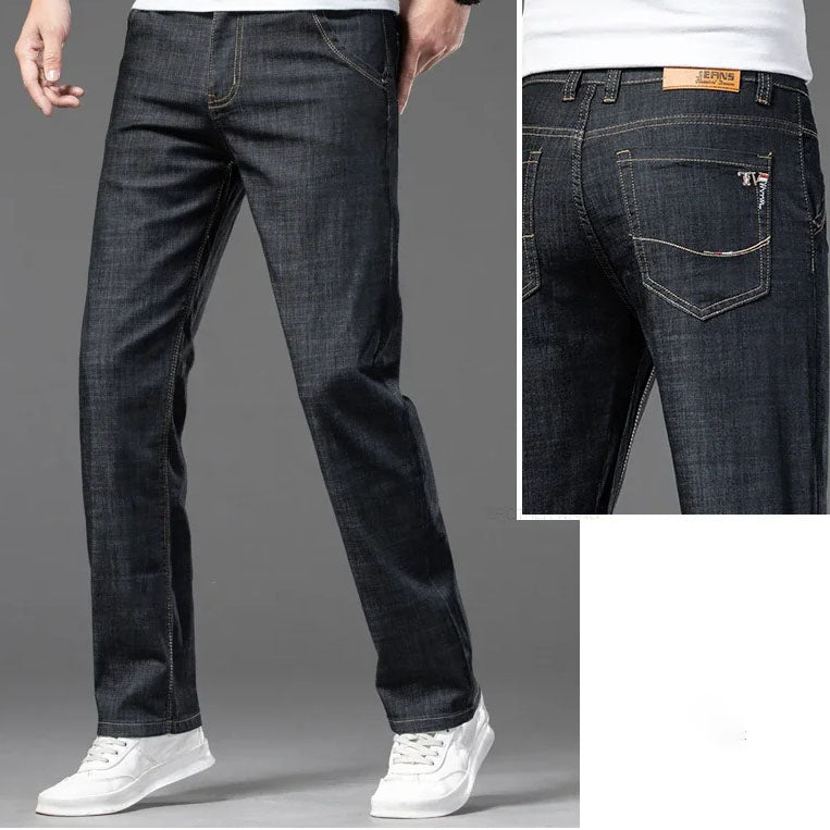 Classic Straight Cut Denim Jeans