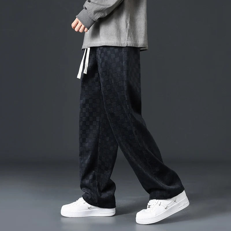 Velvet Corduroy Loose Fit Sweatpants
