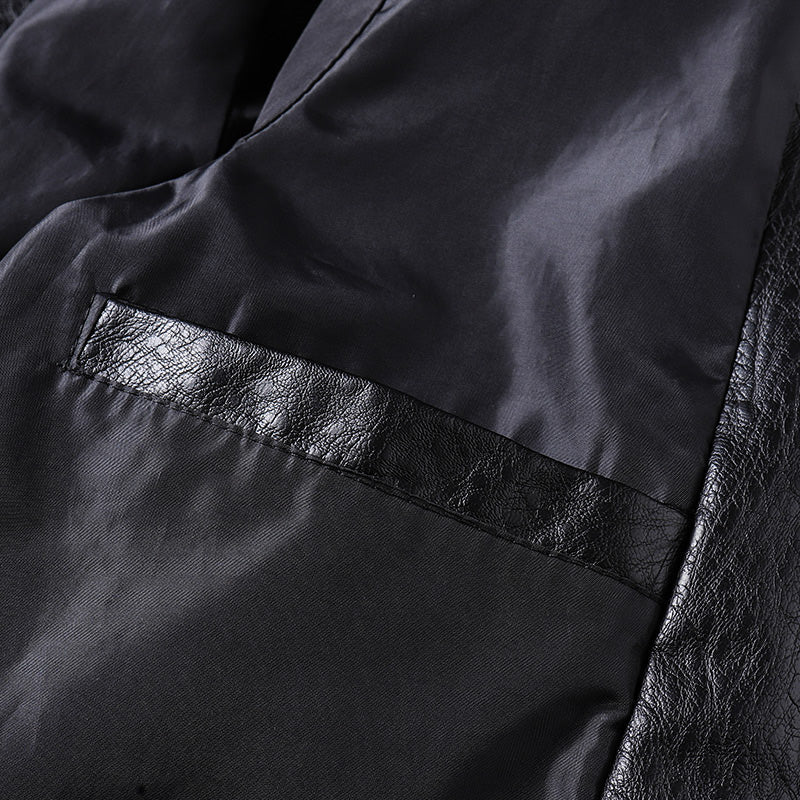 Men's Italian Leather Slim Jacket