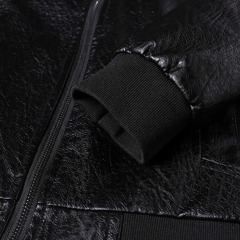 Men's Italian Leather Slim Jacket