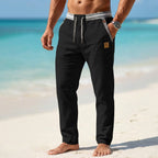 Relaxed Linen Baggy Trousers